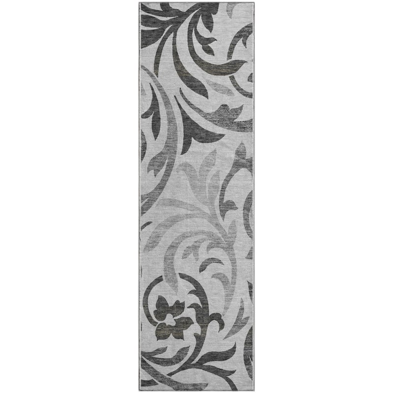 Premium Washable Super Soft Contempory Scroll Mayfield Rug