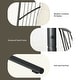 preview thumbnail 16 of 16, Gymax Hanging Hammock Egg Chair Patio Rattan Swing Chair w/ Stand &