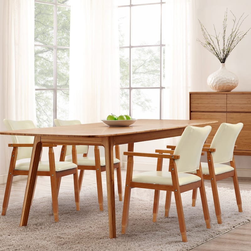 Walnut Upholstered Dining Chairs Solid Wood Arm Chair