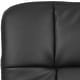 preview thumbnail 4 of 4, Safavieh Brunner Black Desk Chair - 18.3" x 21.9" x 31.5"