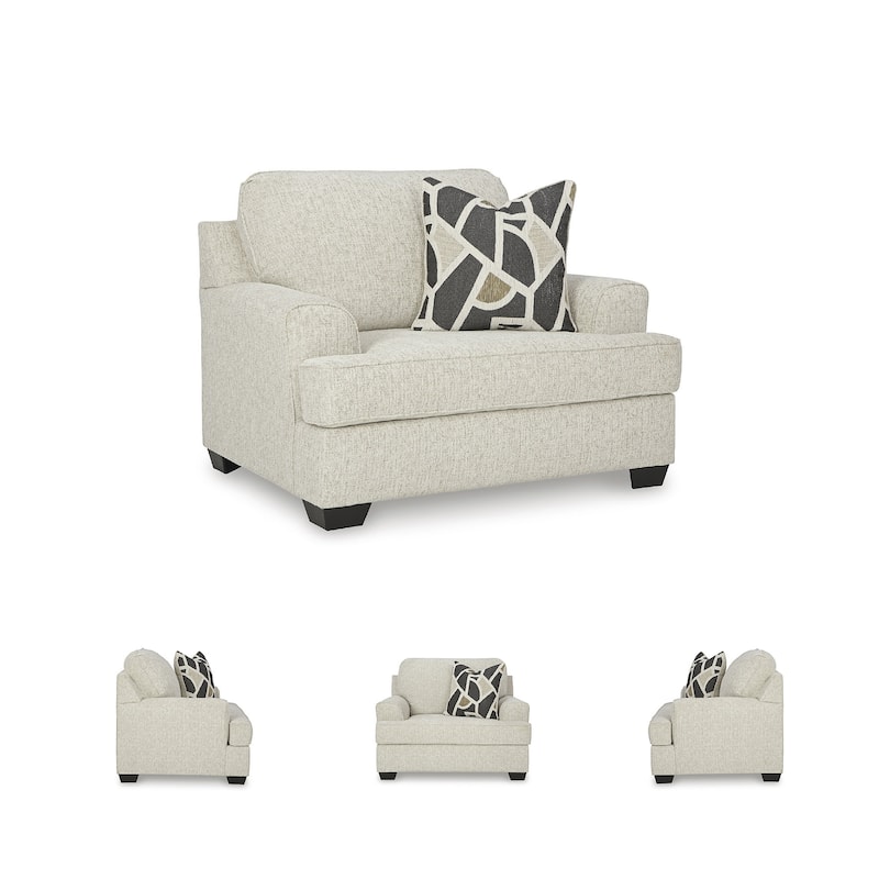 Signature Design by Ashley Heartcort Beige Oversized Chair - 51" W x 40" D x 39" H