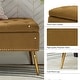 preview thumbnail 36 of 137, HULALA HOME Neptunus Modern 45.5" W Velvet Bedroom Storage Bench for End of Bed with Nailhead Trim