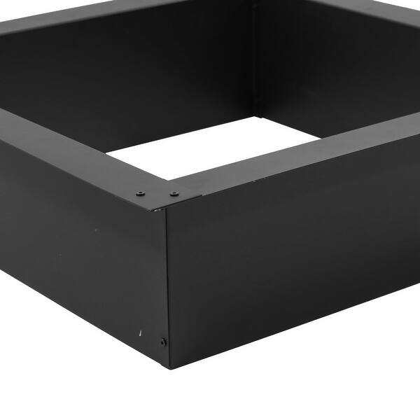 Shop Sunnydaze Square Heavy Duty Fire Pit Rim Liner 30 Inch
