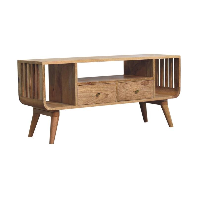 Artisan Furniture Solid Wood Soba Nordic Multi Media Unit