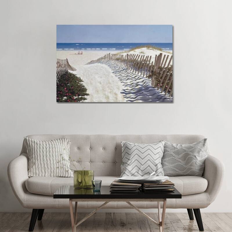iCanvas "Walk To The Beach" by Zhen-Huan Lu Canvas Print - 32x48x1.5
