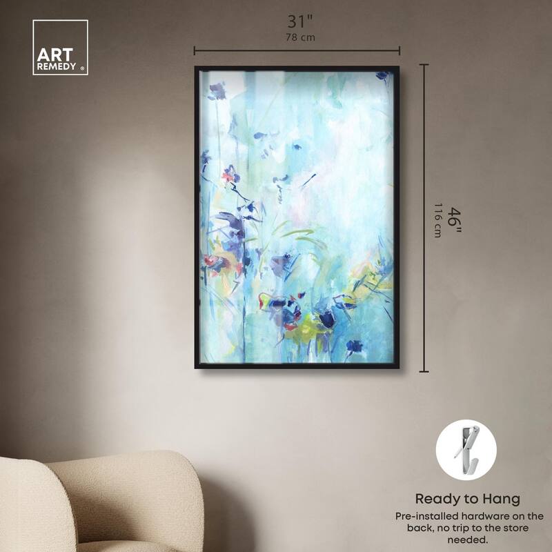 Heavenly Blue I Shadowbox by Art Remedy