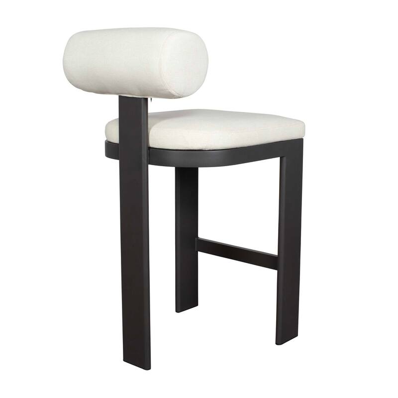 Uttermost Bolster Back Outdoor Stool