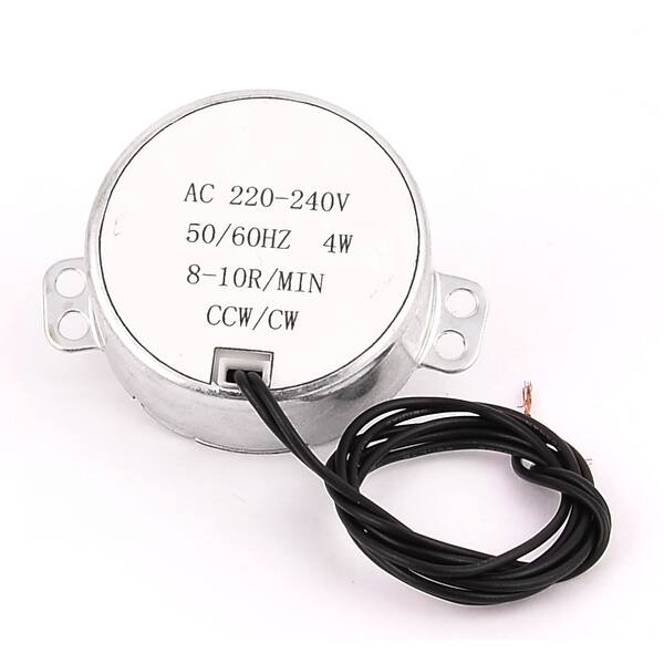 motore elettrico CCW 4W CW per meccanismo di ventilazione con ventilatore elettrico 8-10RPM motoriduttore 1Pcs 220-240V AC Motore sincrono riscaldatore motore elettrico CCW 4W CW per meccanismo di ventilazione con ventilatore elettrico 8-10RPM motoriduttore 1Pcs 220-240V AC Motore sincrono riscaldatore