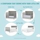 preview thumbnail 4 of 3, Dream On Me Cape Cod 5 in 1 Convertible Crib - Storm Grey