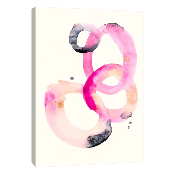 PTM Images 9-105528 PTM Canvas Collection 10" x 8" - "Watercolor Oval 1" Giclee Abstract Art Print on Canvas