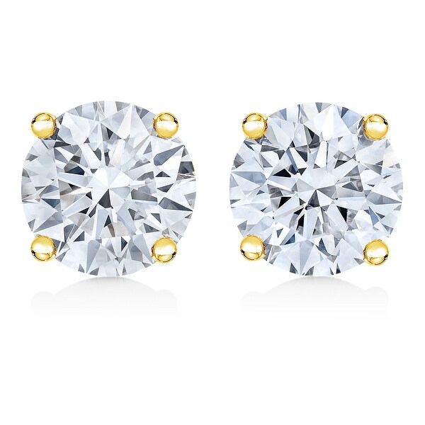 0.02Cttw 14K White Gold Diamond Dangle Drop Earring Jackets for Stud Earrings