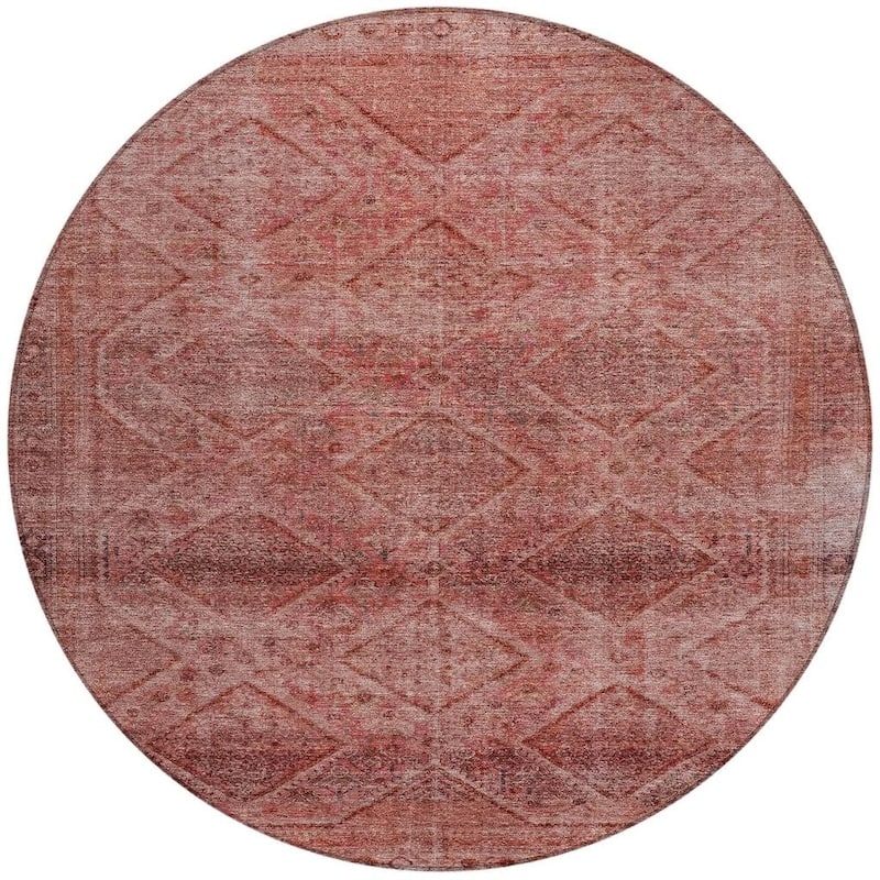 HomeRoots Geometric Transitional Rectangle Outdoor Rug