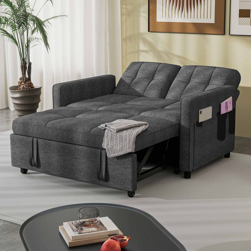 Moasis 3 IN 1 Sleeper Sofa Bed, Pull Out Chair Sofa