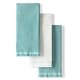 preview thumbnail 50 of 68, KITCHENAID Gourmet Series Gridlines Kitchen Towels 3-Pack Set, 100% Cotton Absorbent - 18"x28" Mineral Water Aqua