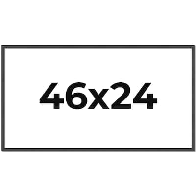 46x24 Frame Brown Picture Frame - Complete Modern Photo Frame Includes