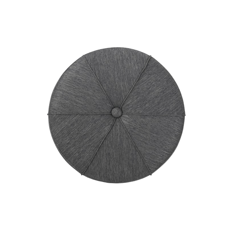 Birdsong Upholstered Round Ottoman by Christopher Knight Home