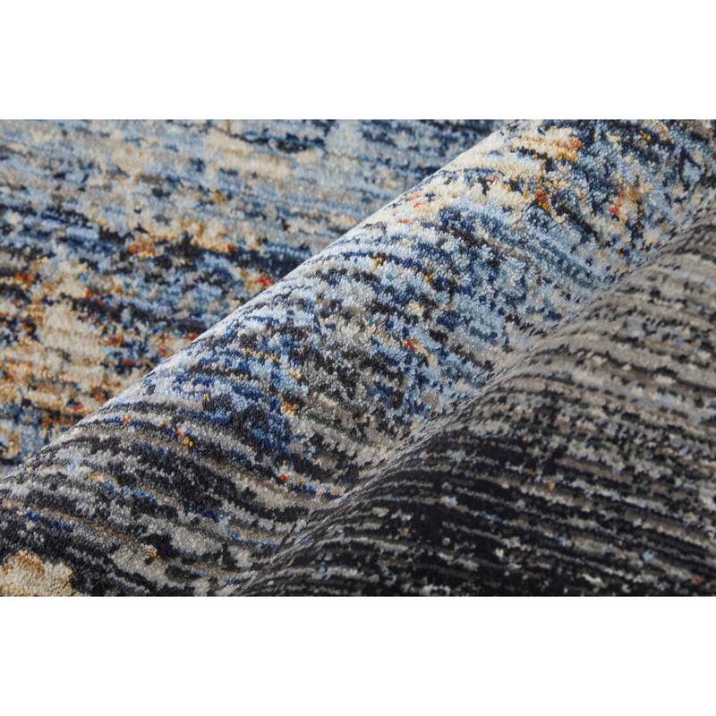 Grand Bazaar Maxin Machine Made Abstract Modern Area Rug