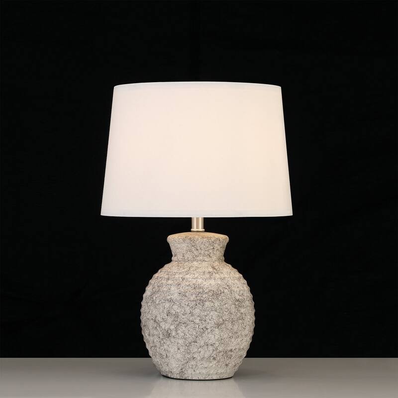 Acroma Askari Farmhouse 23" Ceramic Single Table Lamp - 1-light