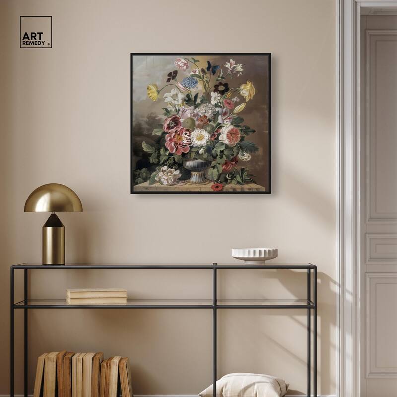 Classical Dream Vase Canvas by Art Remedy