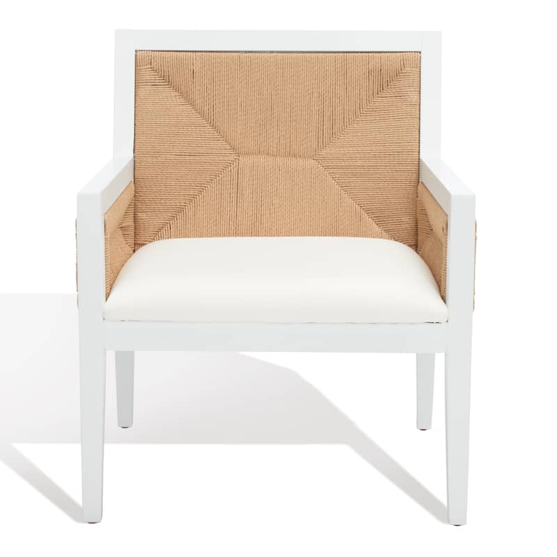 SAFAVIEH Couture Emilio Woven Accent Chair - 25 in. W x 26 in. D x 31 in. H