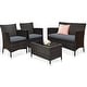 preview thumbnail 51 of 49, Costway 8PCS Rattan Patio Furniture Set Cushioned Sofa Chair Coffee - See Details