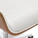 preview thumbnail 20 of 46, Elle Decor Ophelia Low-Back Task Chair in Chrome Finish