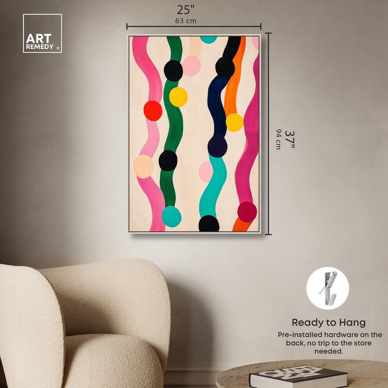 Pearl Colors I Canvas by Art Remedy