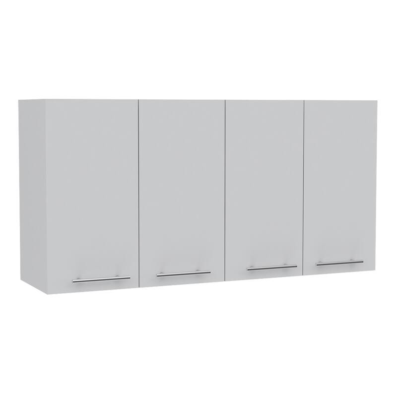 Sitka Wall Cabinet, Two Spacious Divisions, Four Doors