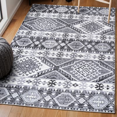 JONATHAN Y Tayri Modern Kilim Geometric Area Rug