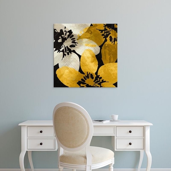 Easy Art Prints James Burghardt's 'Bloomer Tile IX' Premium Canvas Art