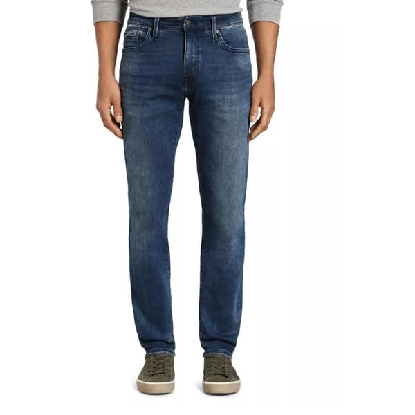 slide 1 of 4, Mavi Men's Marcus Slim Straight Leg Jeans, Forrest Blue, 30W x 32L - 30