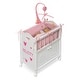 preview thumbnail 12 of 17, Badger Basket Cabinet Doll Crib with Bedding and Personalization Kit