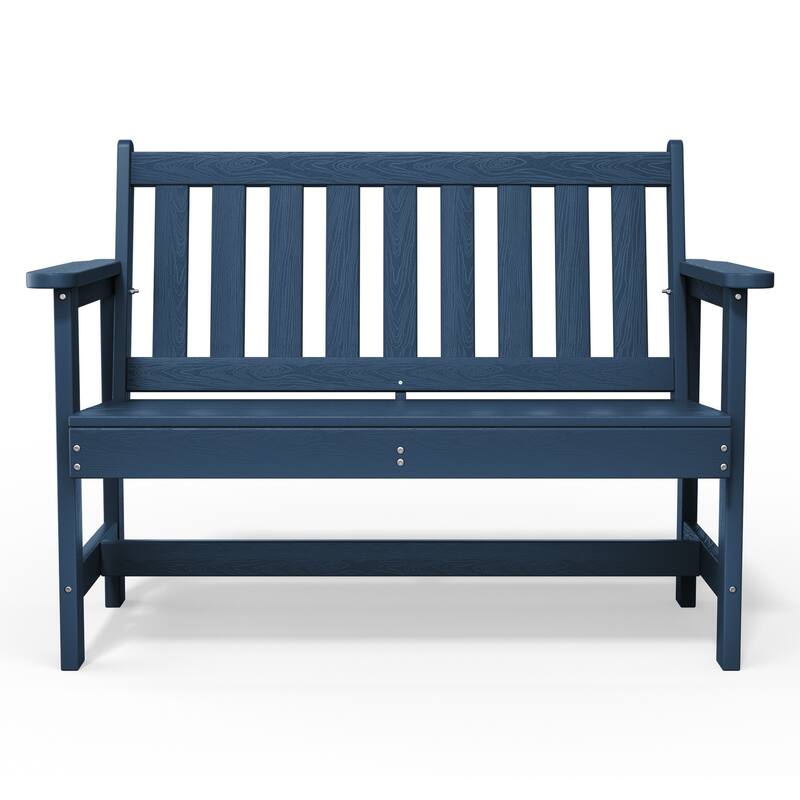 Outdoor 2-Person Garden Bench 42.92-in W x 35.83-in H