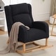 preview thumbnail 1 of 9, HOMYKA 27.3" Wide Rocking Chair for Nursery Room TD-Black