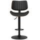 preview thumbnail 6 of 26, WYNDENHALL Annie Mid Century Modern Adjustable Bar Stool - 20.5"D x 19.7"W x 36.22 - 44.09 "H