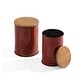 preview thumbnail 41 of 68, Glitzhome Industrial Farmhouse Round Storage Side Tables (Set of 2)
