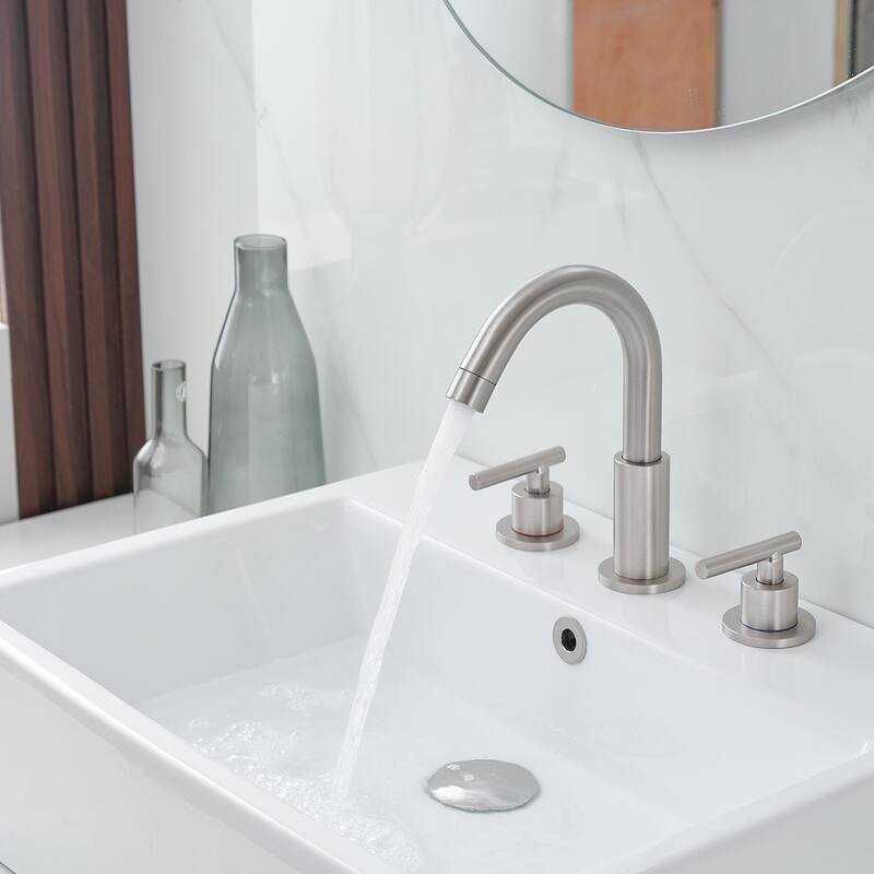 Doulble Handle Bathroom Sink Faucet