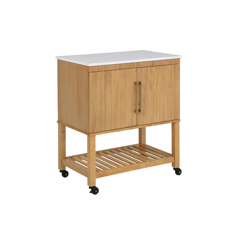Kolton Kitchen Cart - 30"W x 18"D x 35.5" H