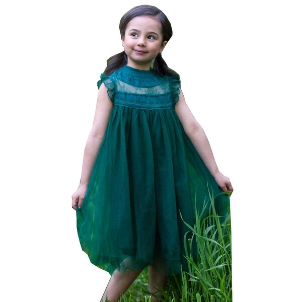 Christmas Lace Tea Length Dresses