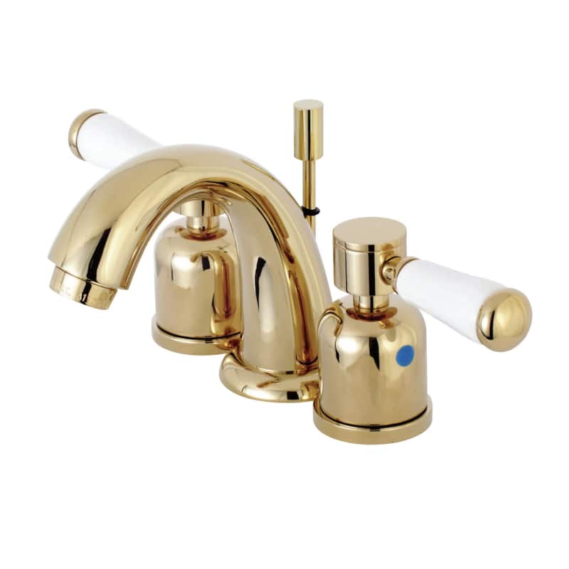 Kingston Brass Paris 1.2 GPM Widespread Bathroom Faucet with Porcelain