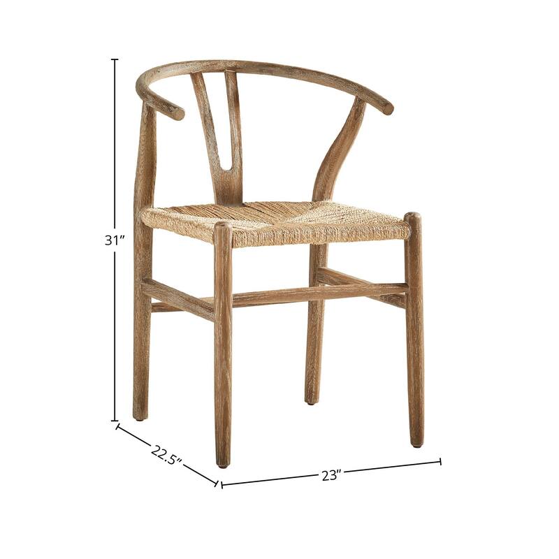 Furniture Classics Broomstick Accent Chair, Brown