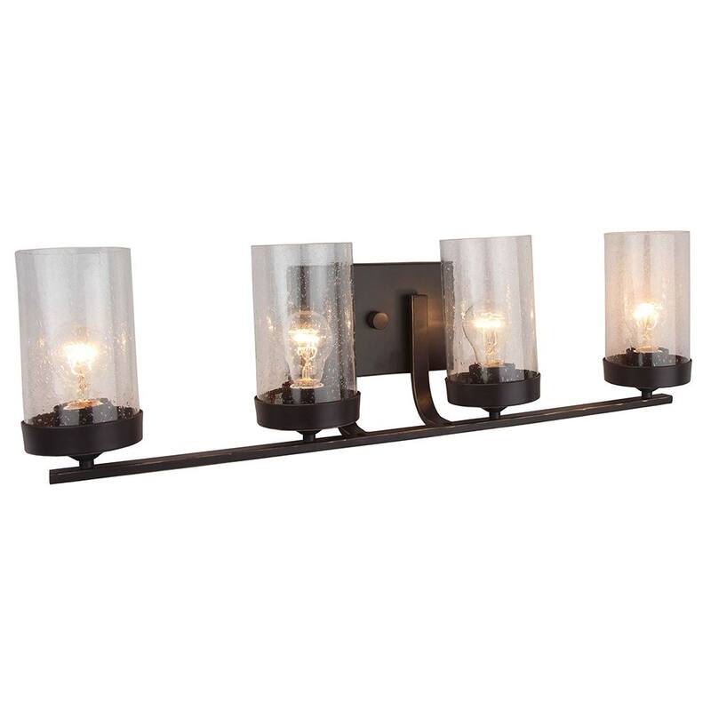 Angelyn 4 Light Vanity Lighting in Imperial Dark Brown - Imperial Dark Brown