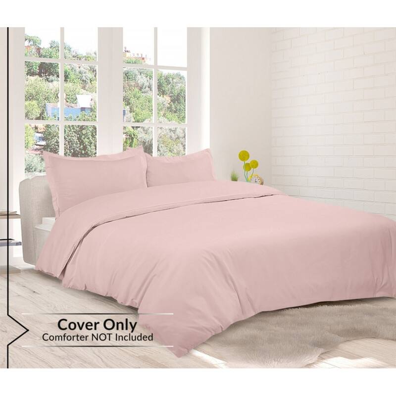 Royale Linens Black Duvet Cover Full Size - Soft Duvet Cover Set - 3 Piece Double Brushed Full Duvet Covers with Zipper Closure