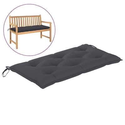 vidaXL Bench Cushion Water Repellent Outdoor Garden Seat Cushion Oxford Fabric
