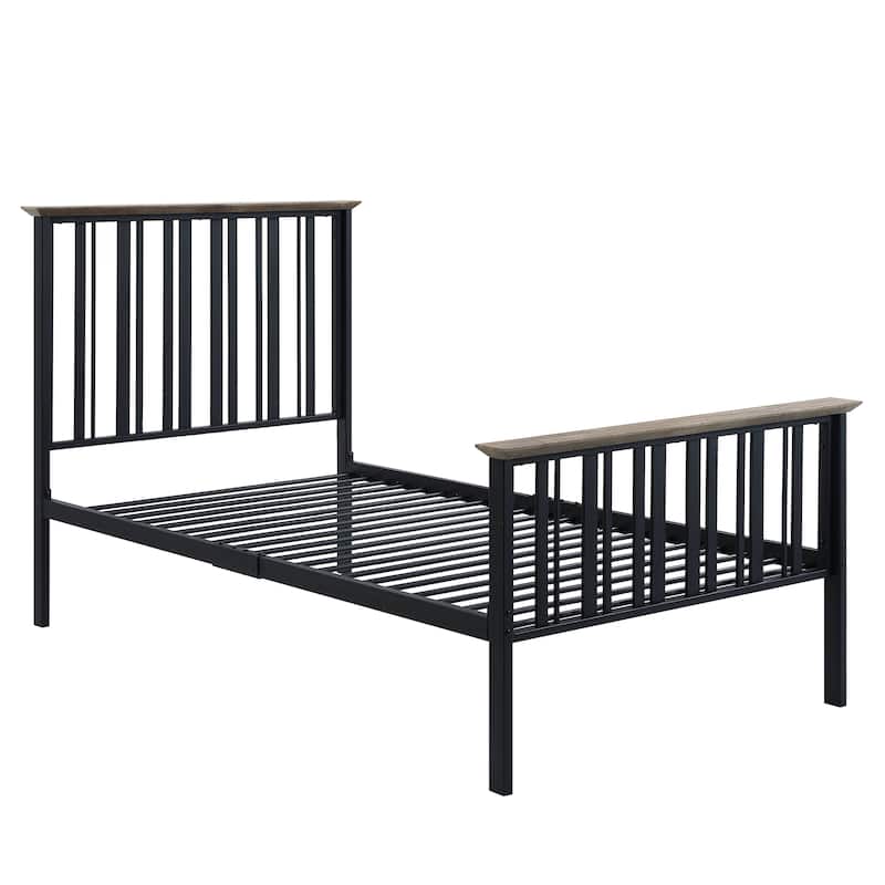 Metal Bed Frame(Only Bed) - Twin