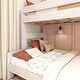 preview thumbnail 12 of 28, Max and Lily Farmhouse Twin over Full Bunk Bed