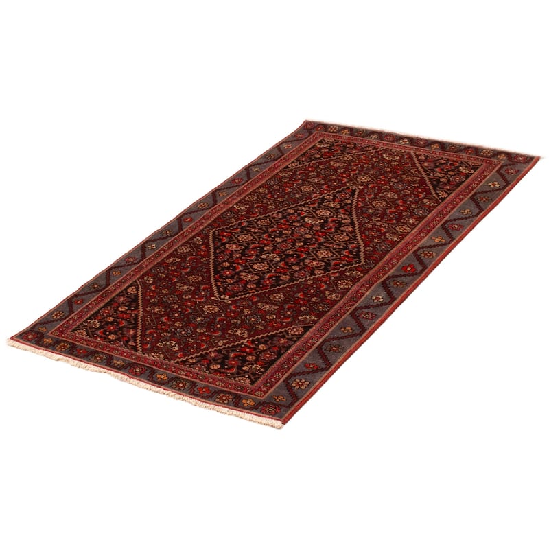 ECARPETGALLERY Hand-knotted Anatolian Vintage Red Wool Rug - 4'0 x 6'1