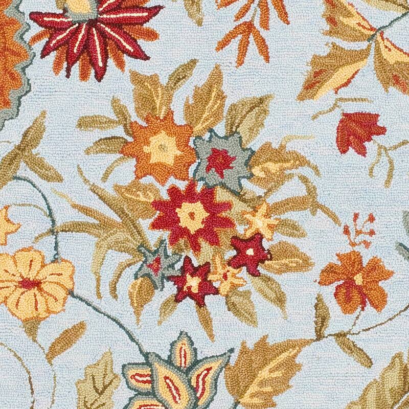 SAFAVIEH Handmade Chelsea Ashlyn French Country Floral Wool Rug