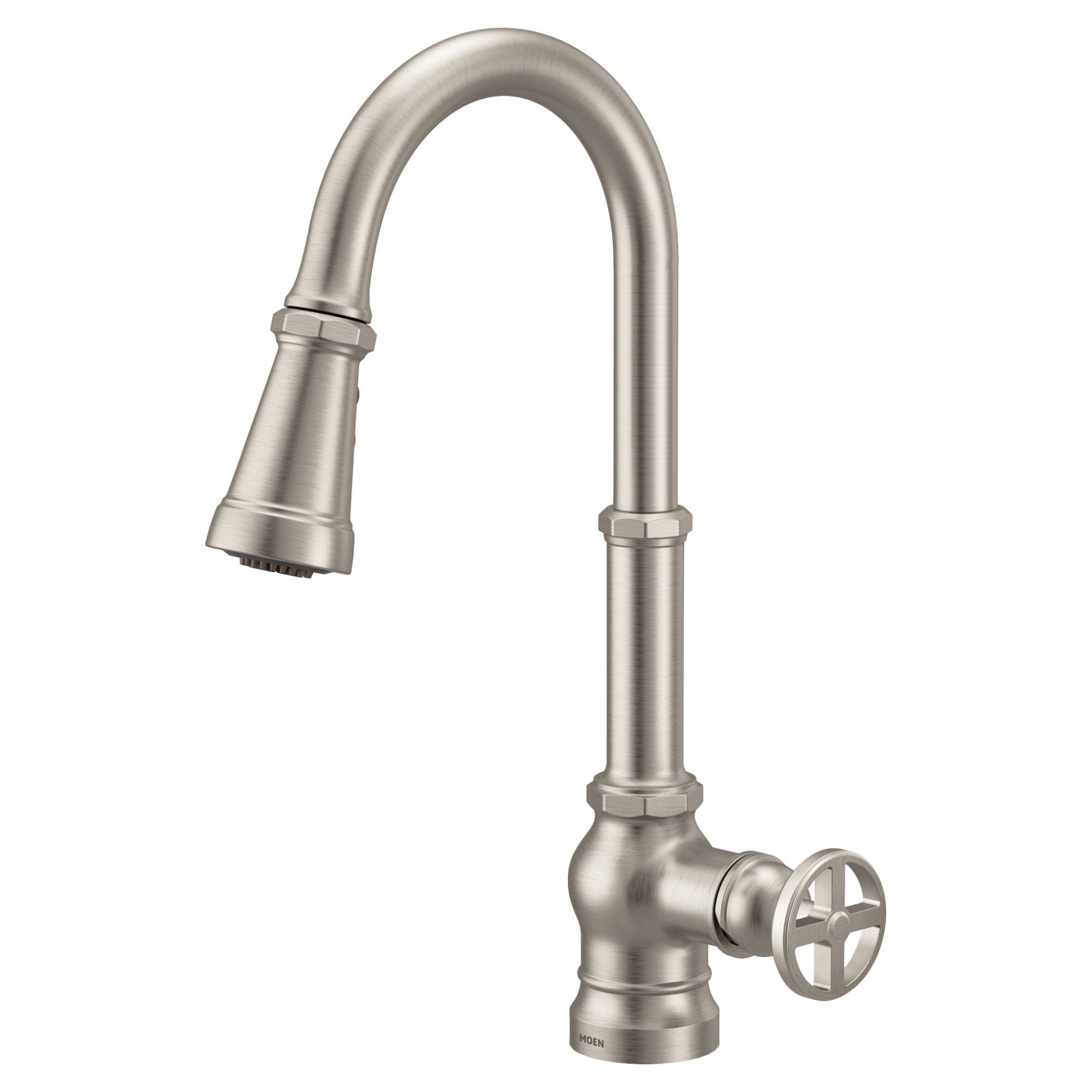 Moen One-Handle Pulldown Kitchen Faucet Spot Resist Stainless - Bed