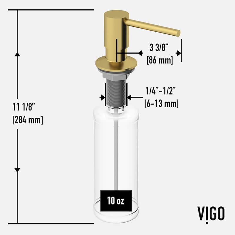 VIGO Greenwich 18" H Single Handle Pull-Down Sprayer Kitchen Faucet